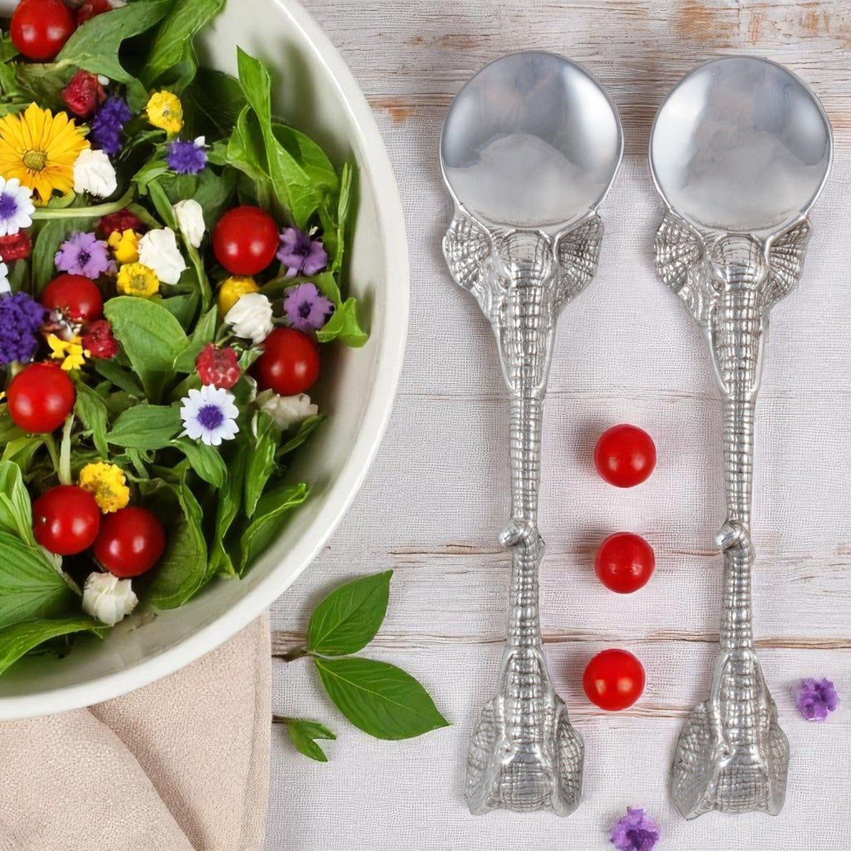 Arthur Court Elephant Elephant Serving Set