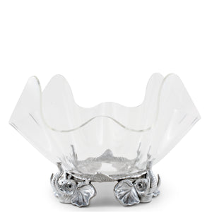 Arthur Court Elephant Elephant Stand Acrylic Bowl 14