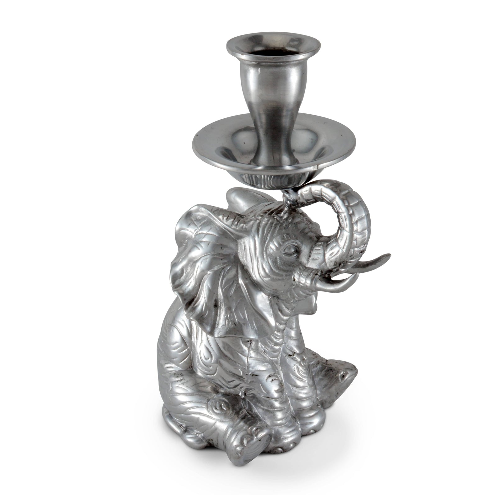 Arthur Court Elephant Elephant Taper Candle Holder