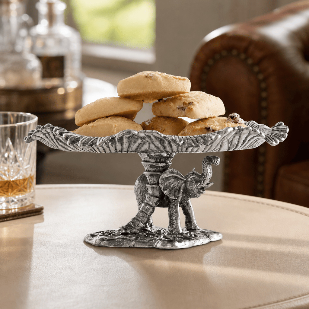 Arthur Court Elephant Elephant Treat / Cookie Stand