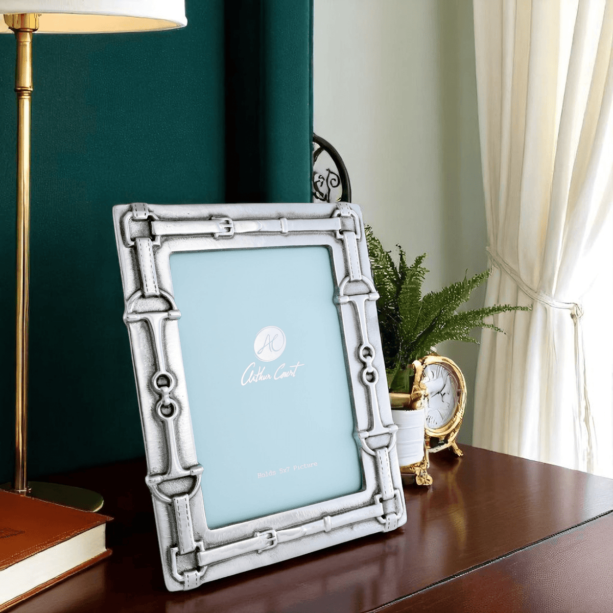 Arthur Court Equestrian 5 x 7  Equestrian Bit Photo Frame