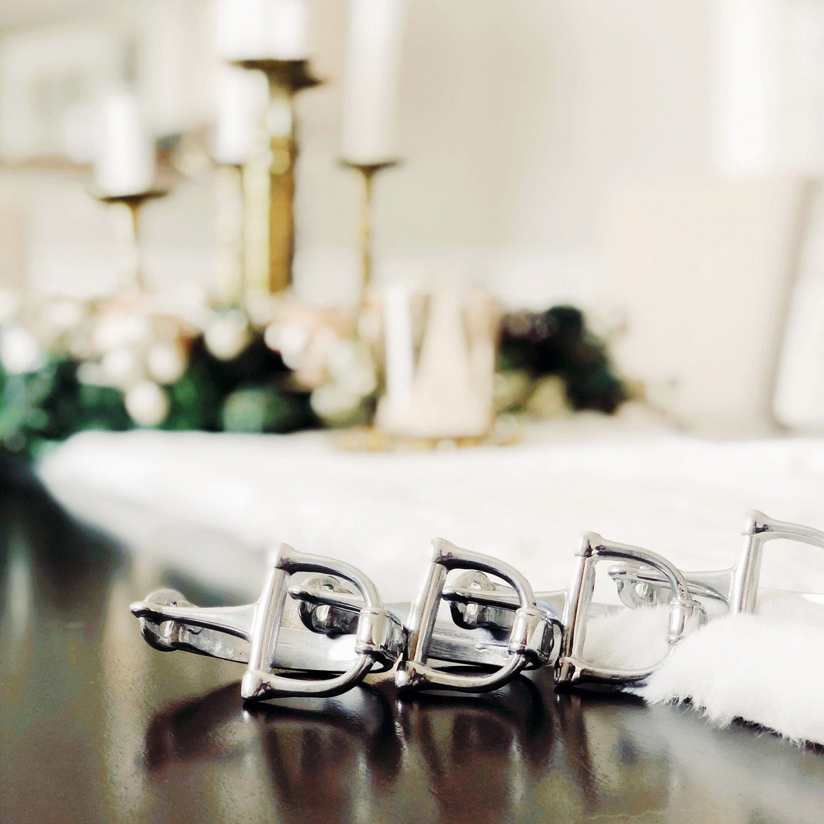 Arthur Court Equestrian Bit Napkin Rings