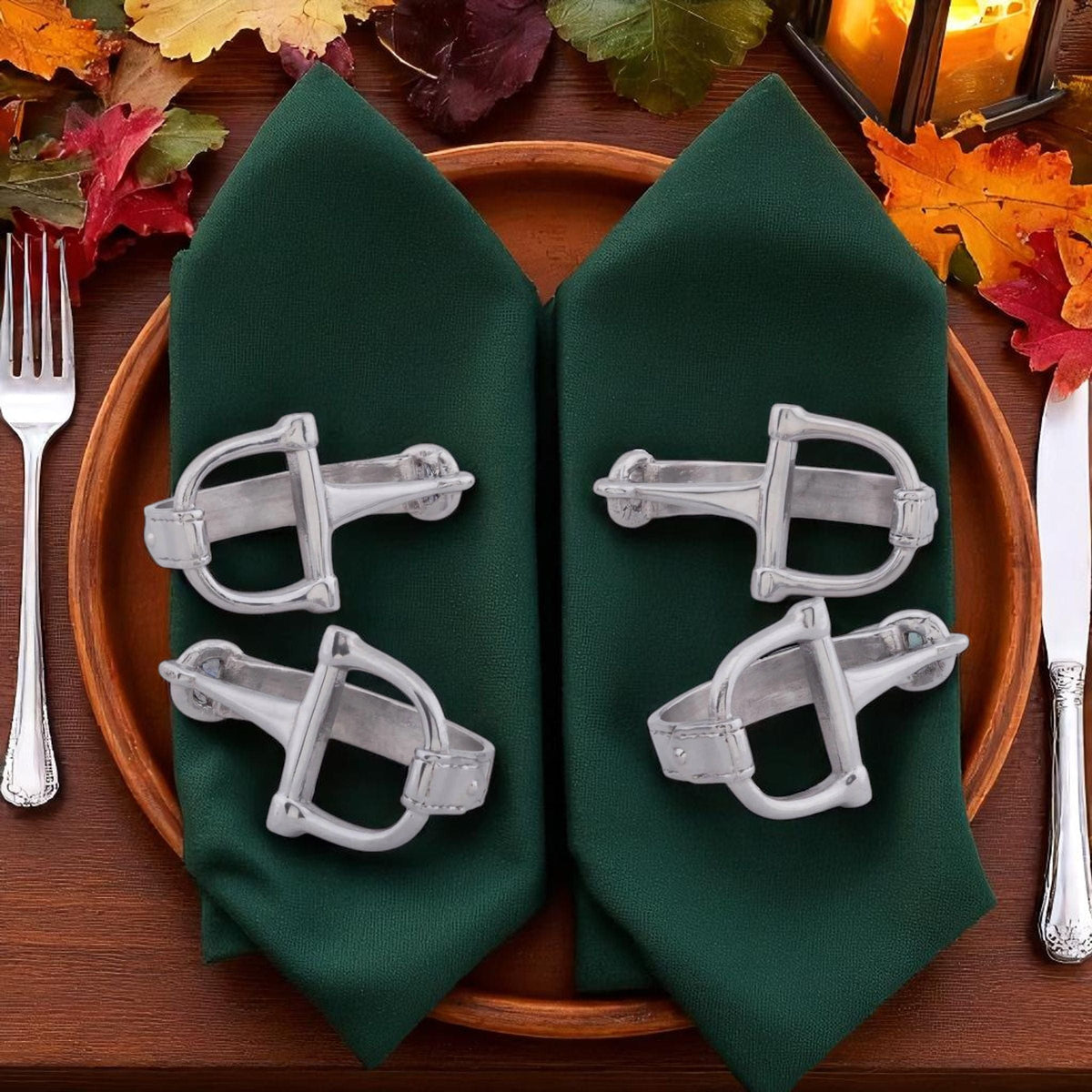 Arthur Court Equestrian Bit Napkin Rings