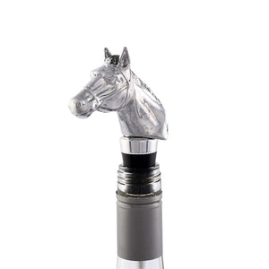 Arthur Court Equestrian Bottle Stopper - Horse Head