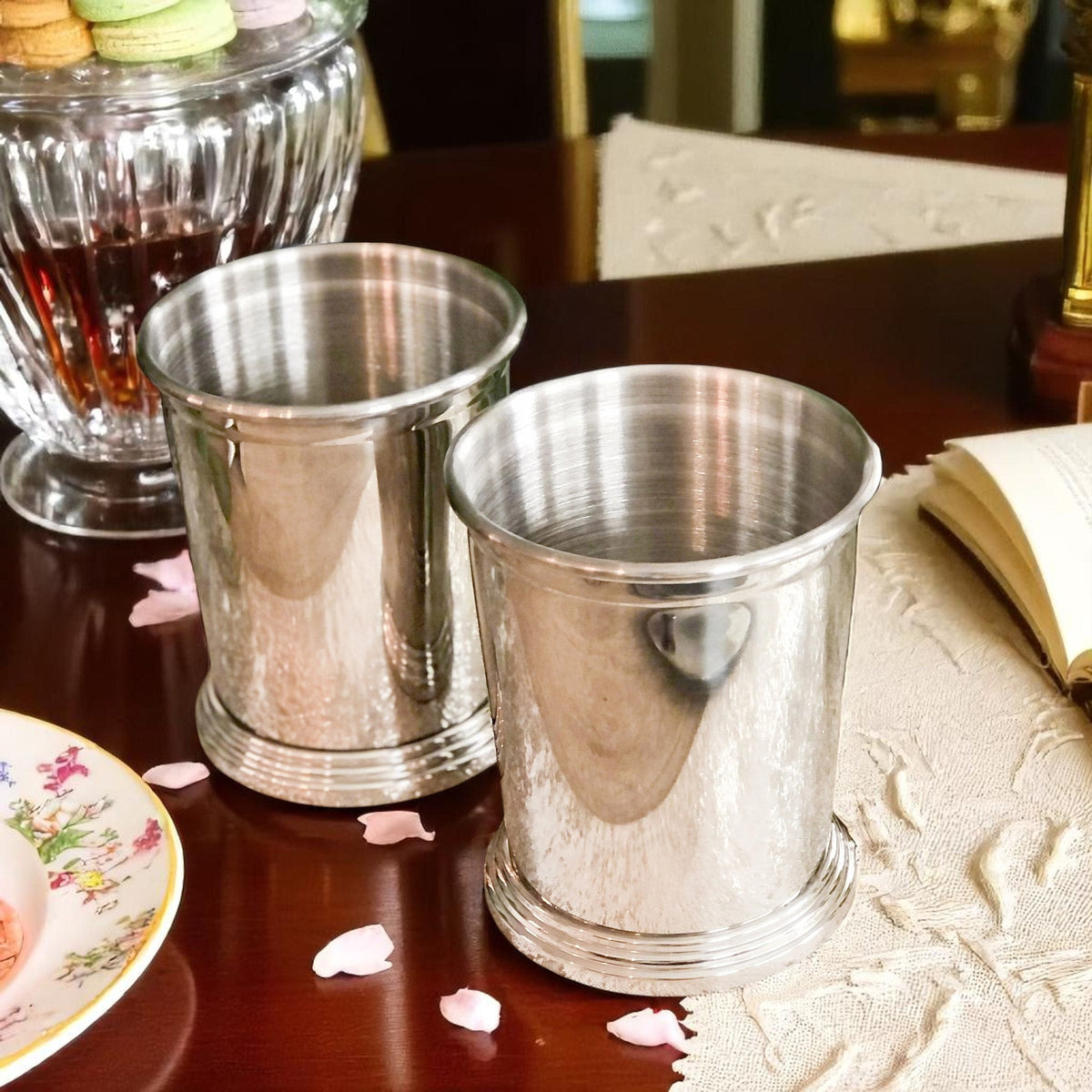 Arthur Court Equestrian Engravable Stainless Steel Cup