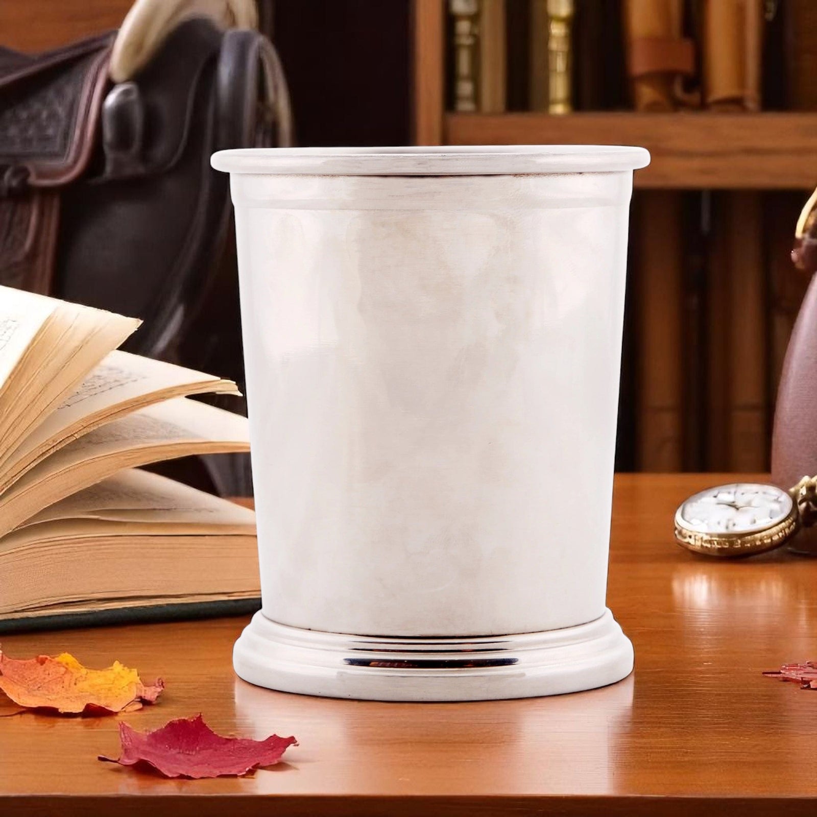 Arthur Court Equestrian Engravable Stainless Steel Cup