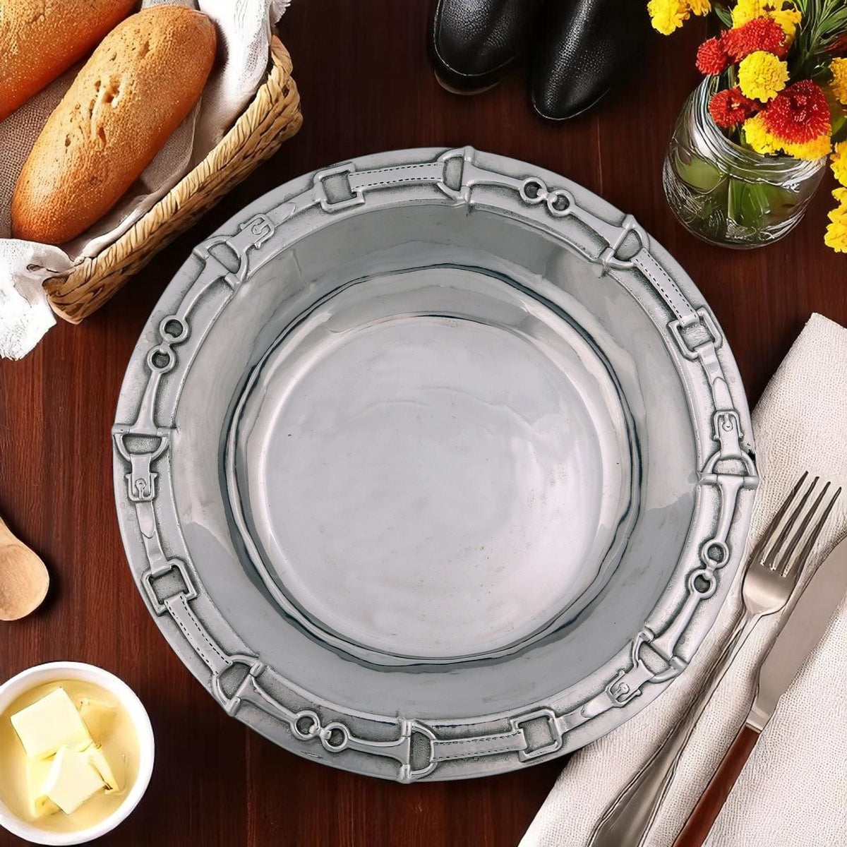 Arthur Court Equestrian Equestrian 12 Bowl