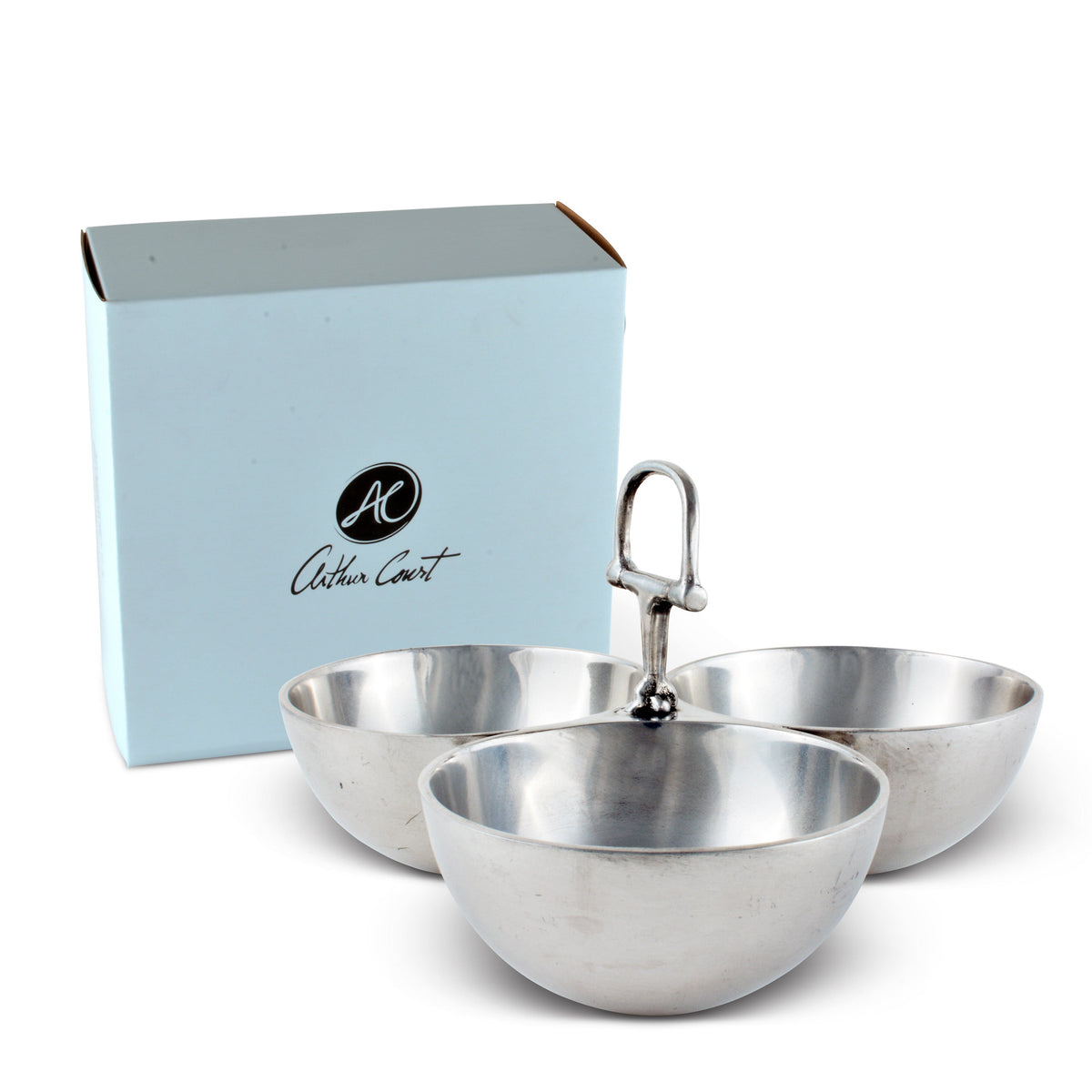 Arthur Court Equestrian Equestrian Bit 3 Nut Bowl