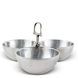 Arthur Court Equestrian Equestrian Bit 3 Nut Bowl