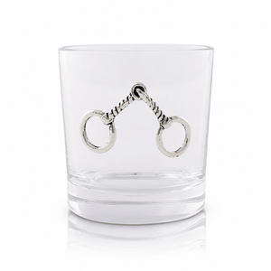 Arthur Court Equestrian Equestrian Bit Bar Glasses Set of 4