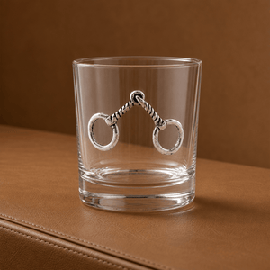 Arthur Court Equestrian Equestrian Bit Bar Glasses Set of 4
