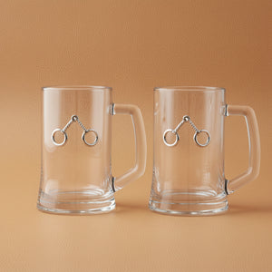 Arthur Court Equestrian Equestrian Bit Beer Mugs - Set of 2