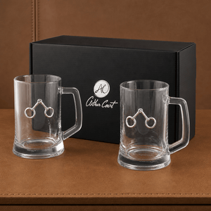 Arthur Court Equestrian Equestrian Bit Beer Mugs - Set of 2