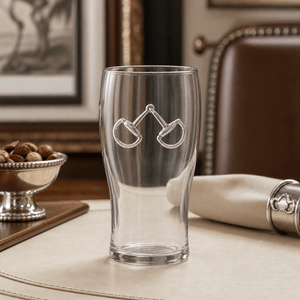 Arthur Court Equestrian Equestrian Bit Beer Pint Glasses - Set of 4