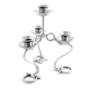 Arthur Court Equestrian Equestrian Bit Four Light Candlestick