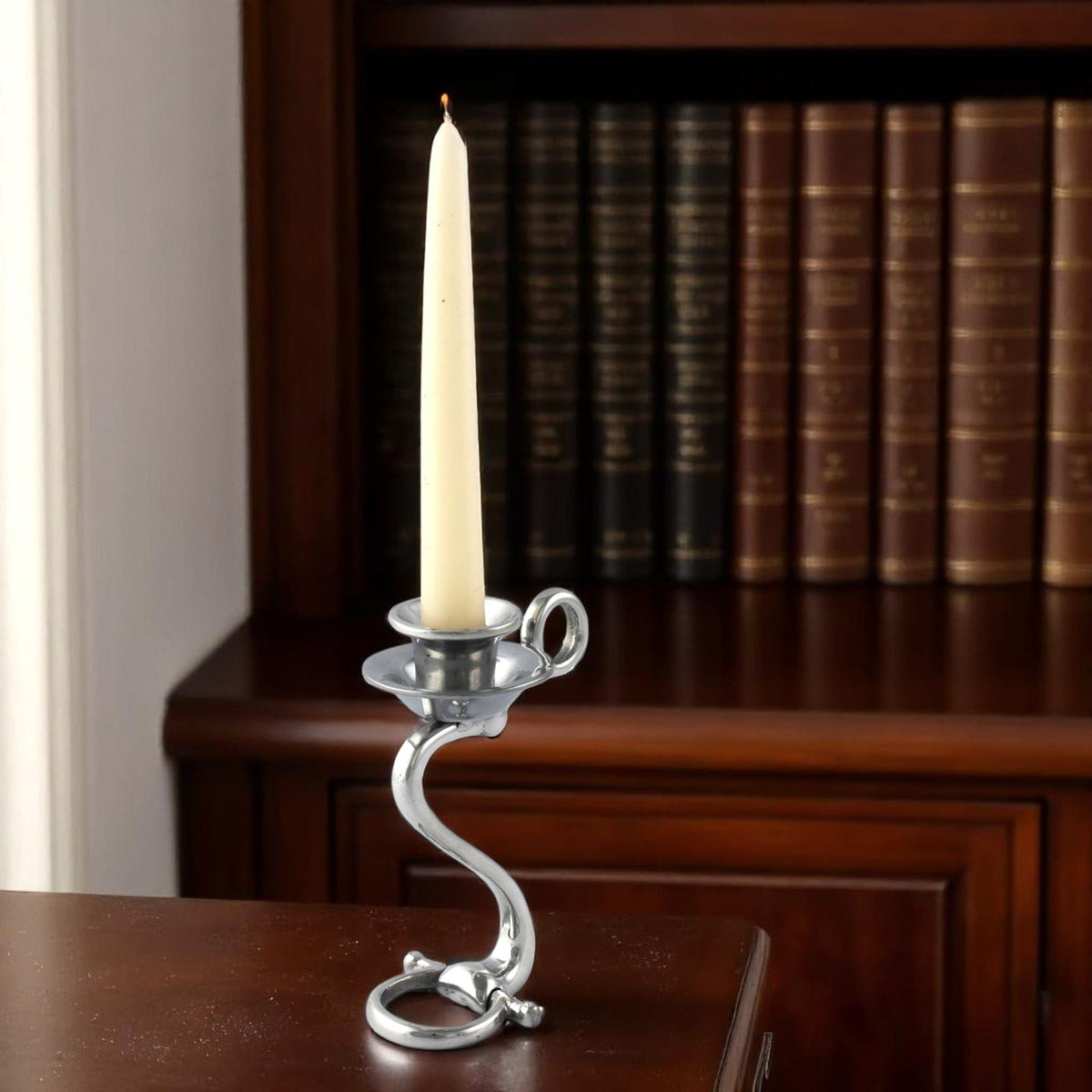 Arthur Court Equestrian Equestrian Bit Single Candlestick