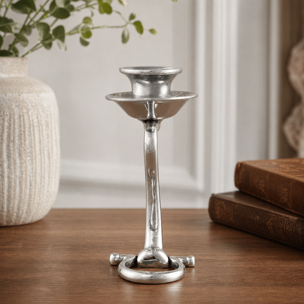 Arthur Court Equestrian Equestrian Bit Single Candlestick