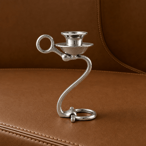 Arthur Court Equestrian Equestrian Bit Single Candlestick