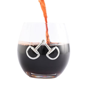 Arthur Court Equestrian Equestrian Bit Stemless Wine Glasses - Set of 4