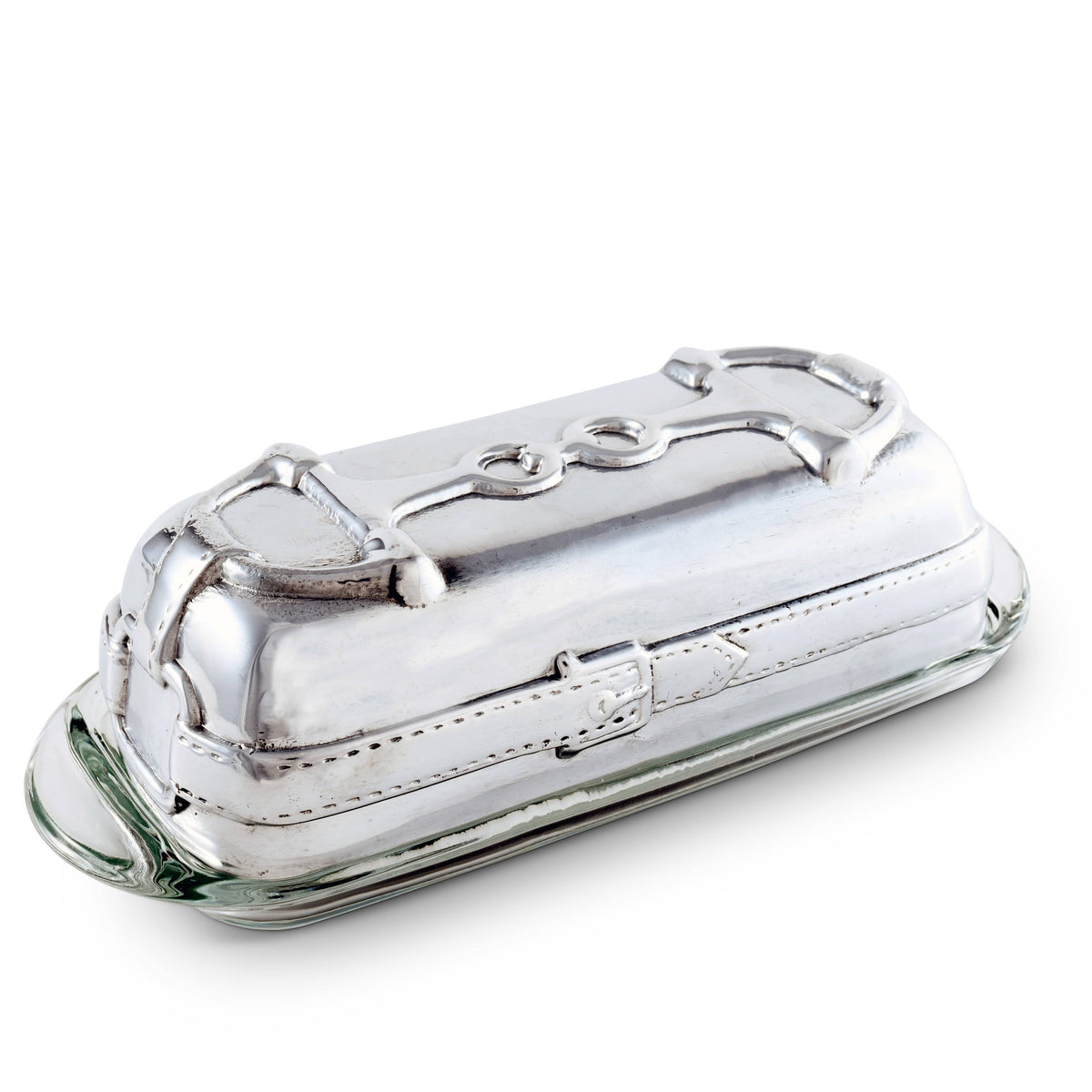 Arthur Court Equestrian Equestrian Butter Dish