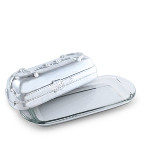 Arthur Court Equestrian Equestrian Butter Dish