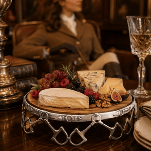 Arthur Court Equestrian Equestrian Cheese Pedestal