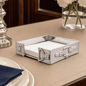 Arthur Court Equestrian Equestrian Cocktail Napkin Box