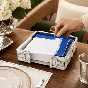 Arthur Court Equestrian Equestrian Cocktail Napkin Box