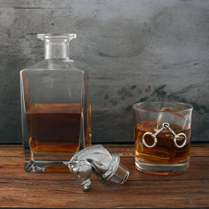 Arthur Court Equestrian Equestrian Decanter Set with Glasses