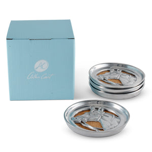 Arthur Court Equestrian Equestrian Drink Coaster Set of 4