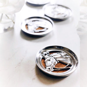 Arthur Court Equestrian Equestrian Drink Coaster Set of 4
