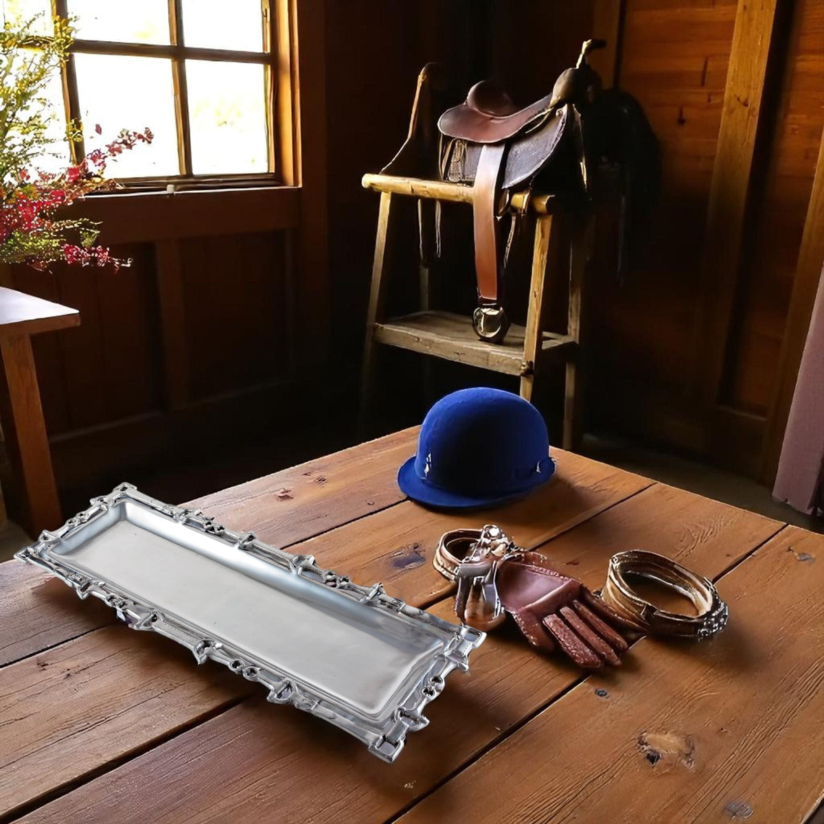 Arthur Court Equestrian Equestrian Oblong W/Openwork