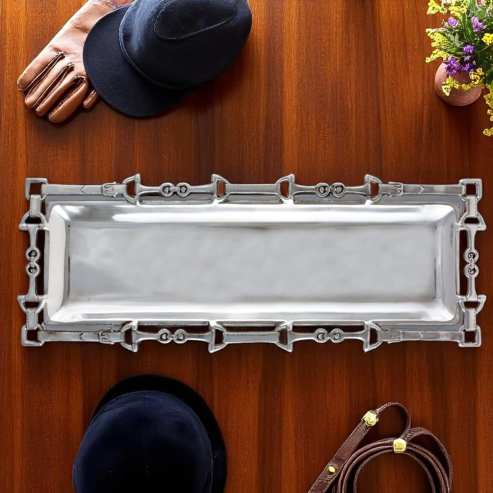 Arthur Court Equestrian Equestrian Oblong W/Openwork
