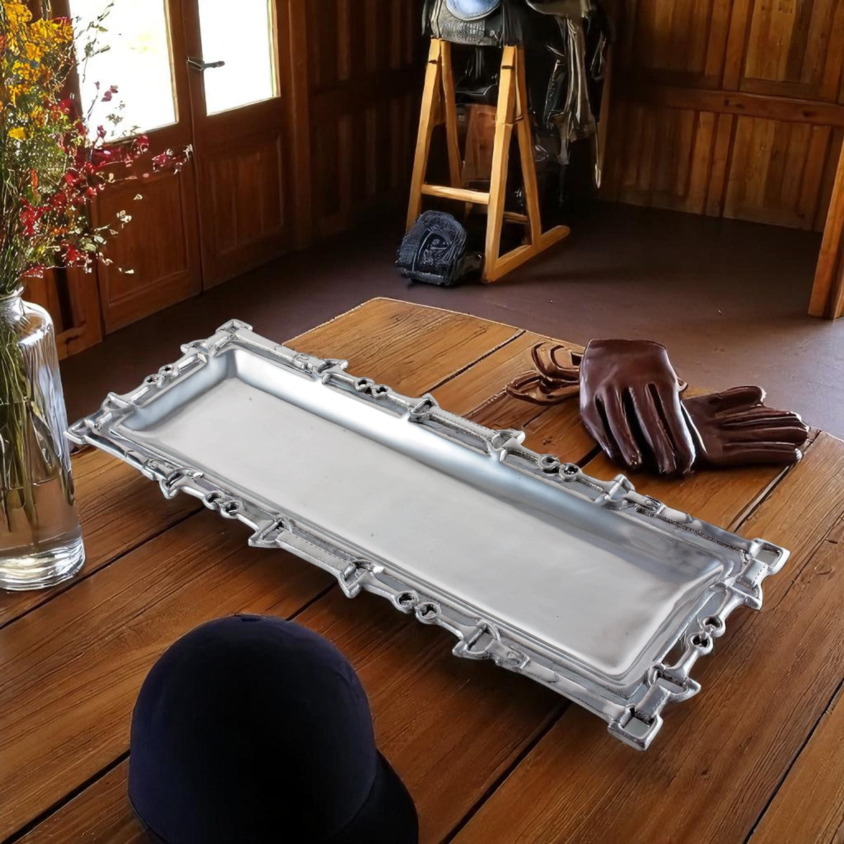 Arthur Court Equestrian Equestrian Oblong W/Openwork