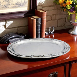 Arthur Court Equestrian Equestrian Oval Platter
