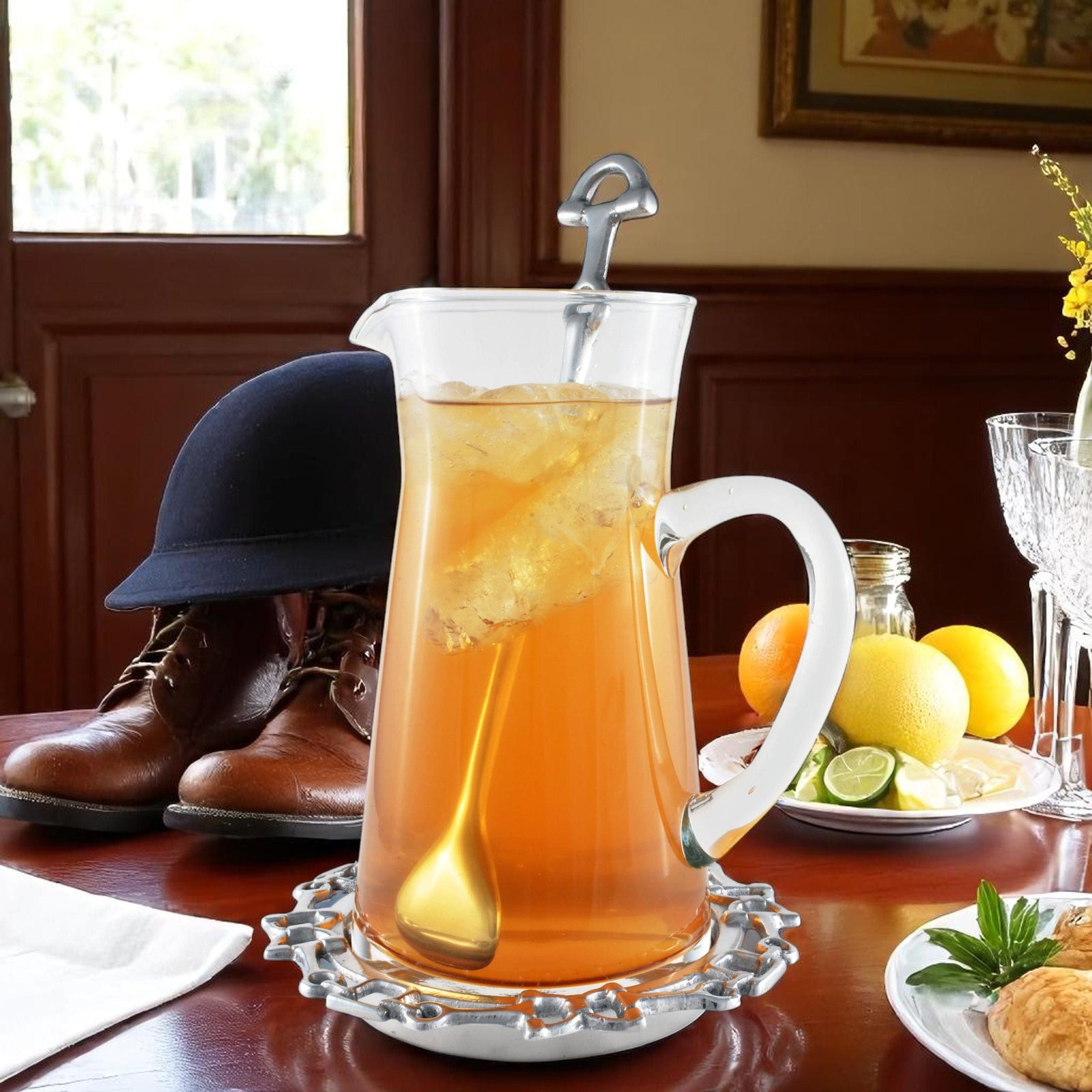 Arthur Court Equestrian Equestrian Pitcher Set