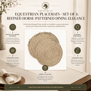 Arthur Court Equestrian Equestrian Placemats - set of 4