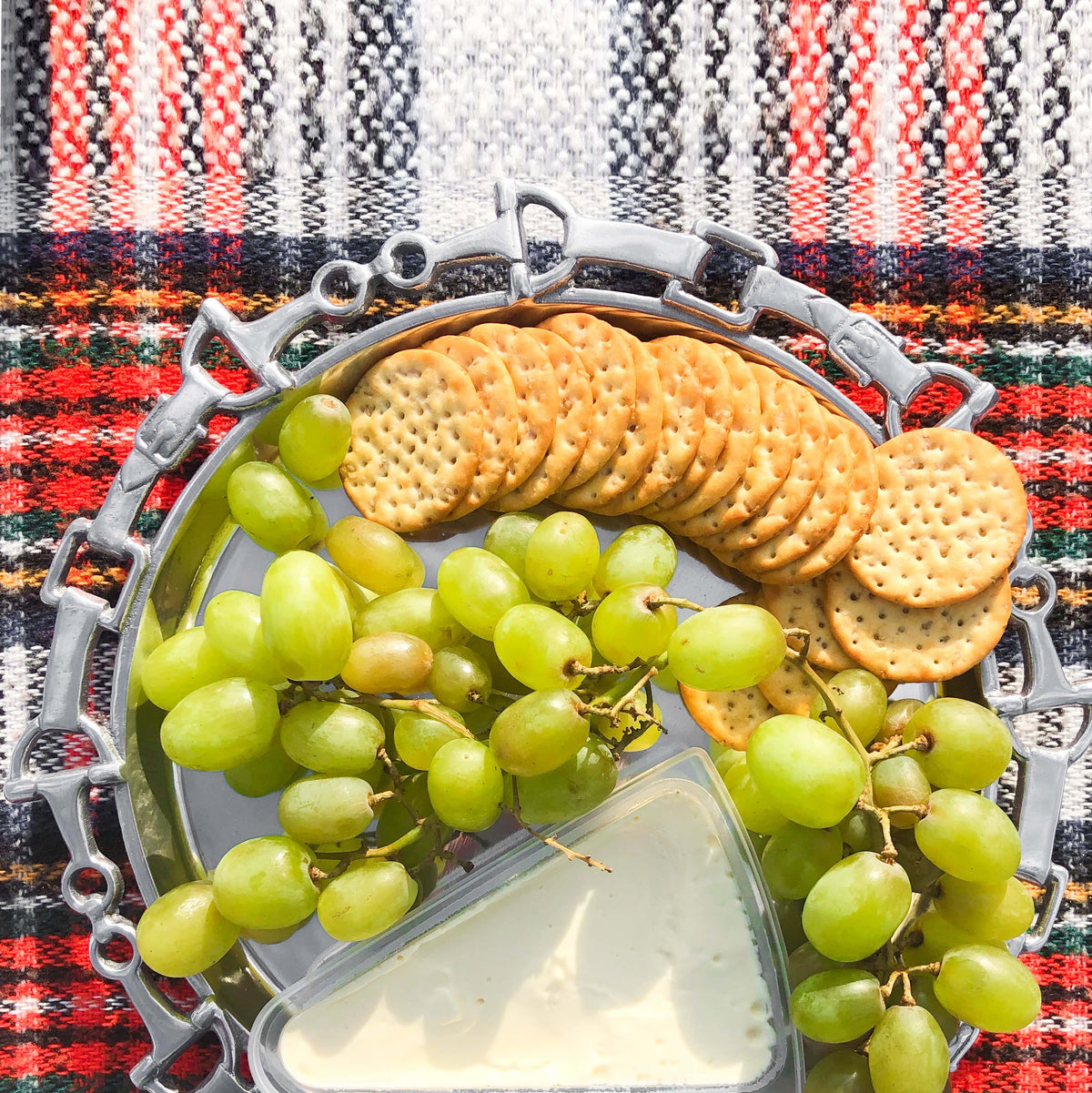 Arthur Court Equestrian Equestrian Round Tray 12