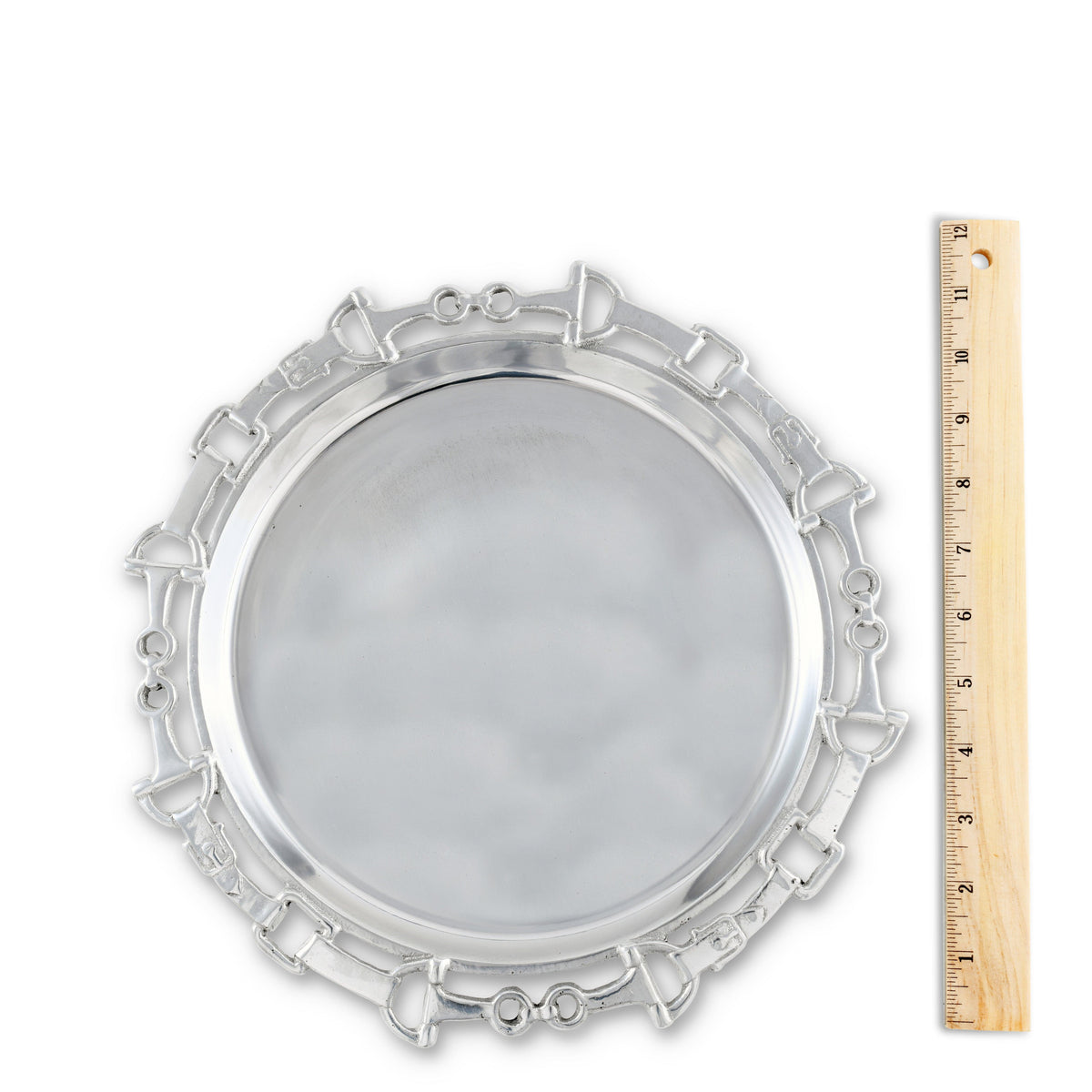 Arthur Court Equestrian Equestrian Round Tray 12