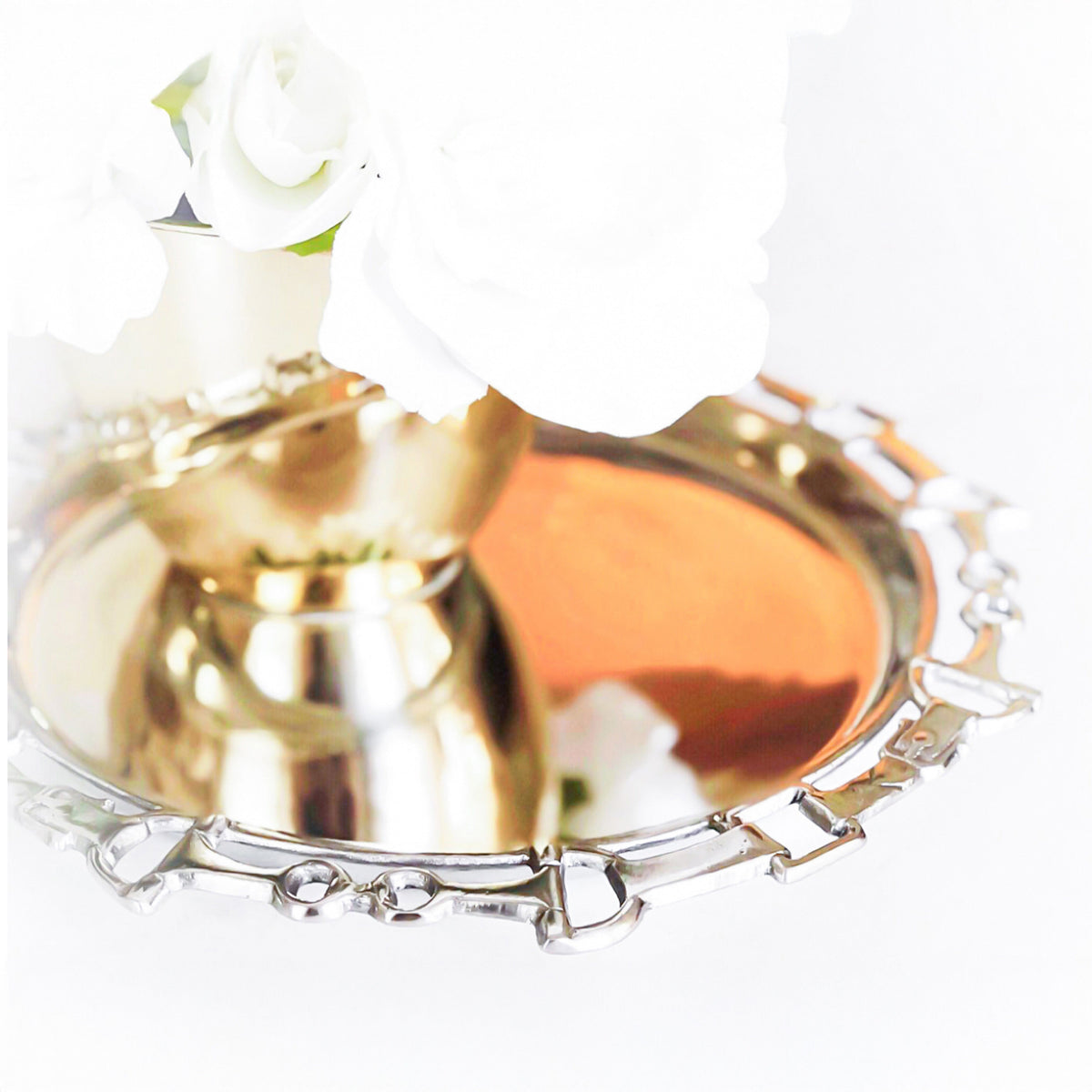 Arthur Court Equestrian Equestrian Round Tray 12