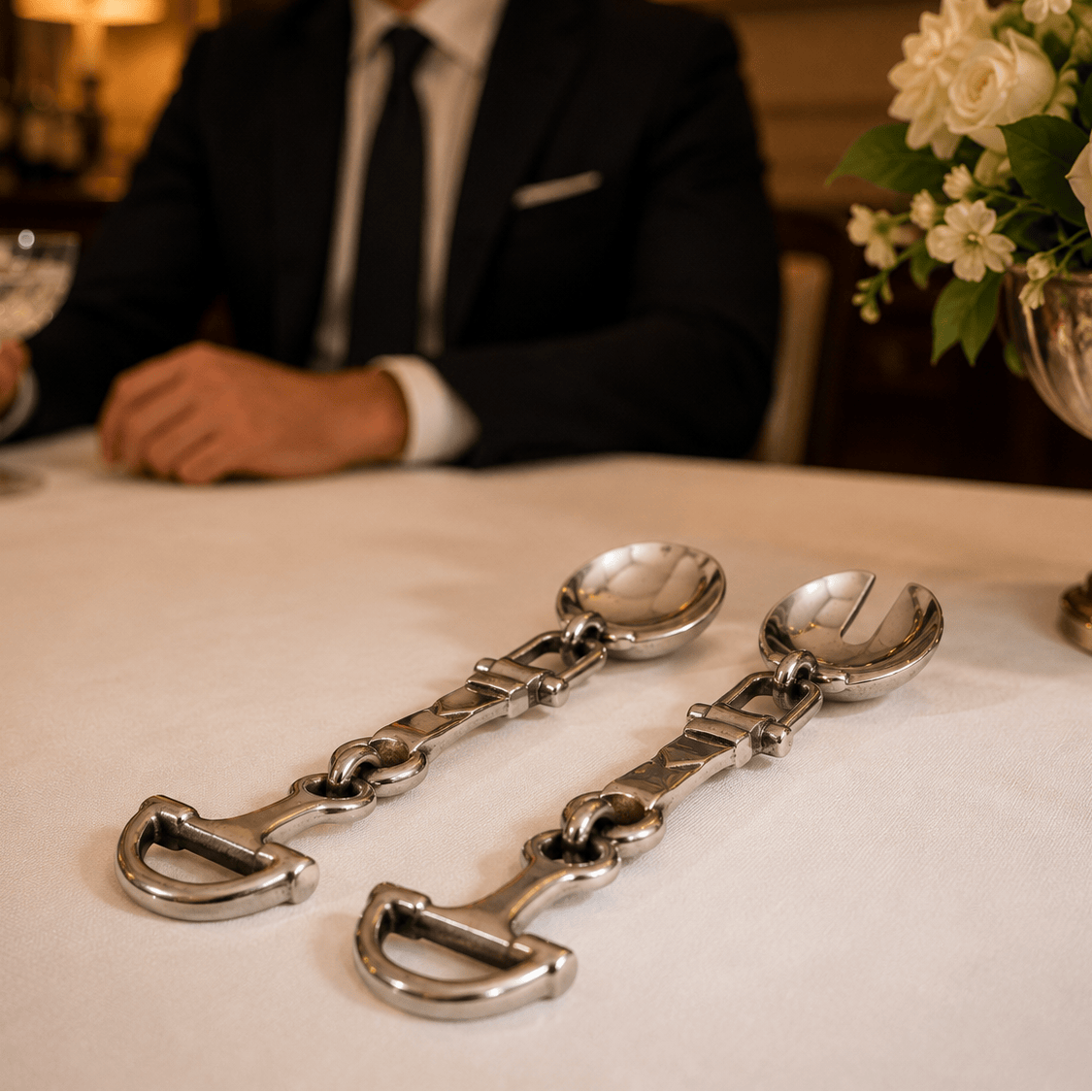 Arthur Court Equestrian Equestrian Serving Set