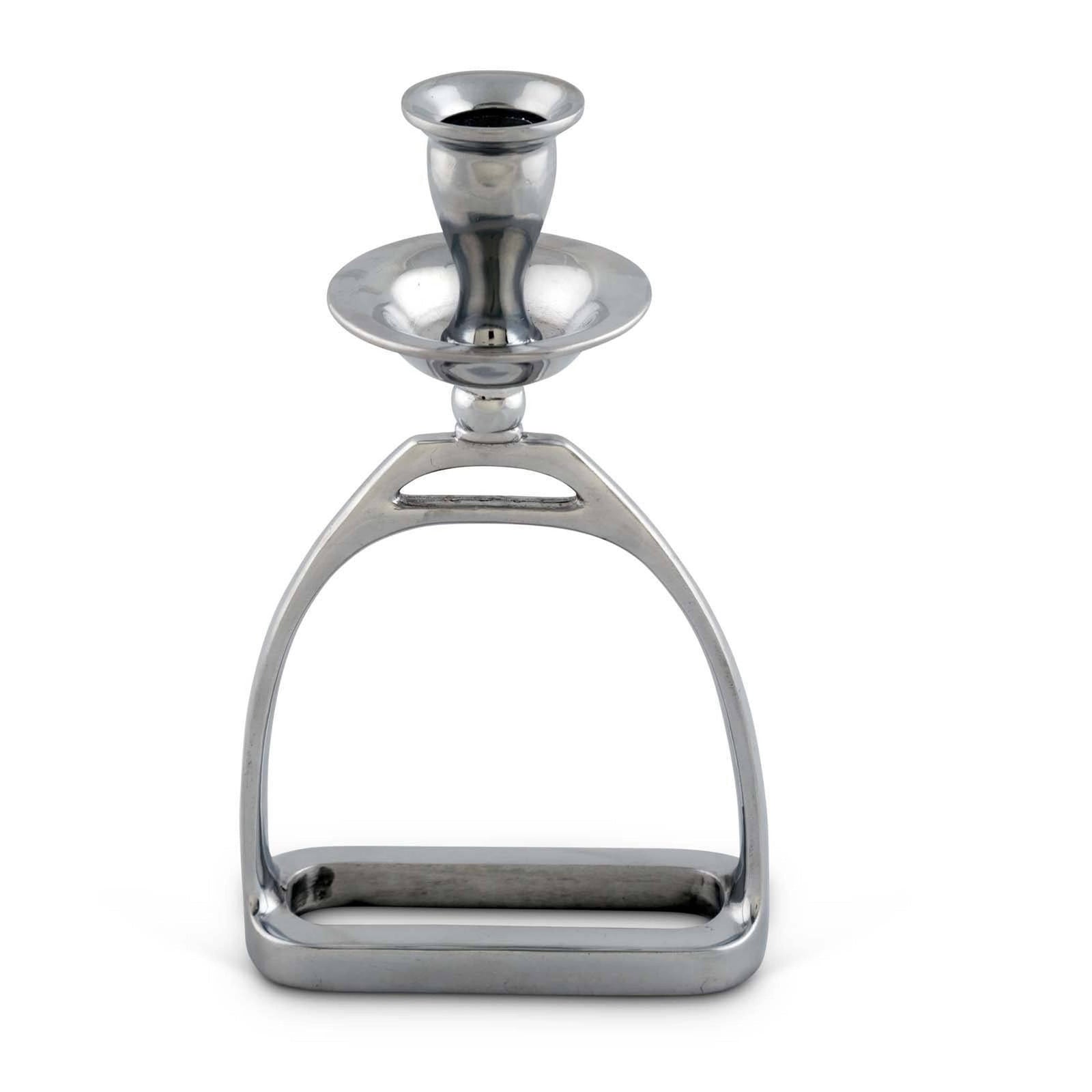 Arthur Court Equestrian Equestrian Stirrup Candlestick