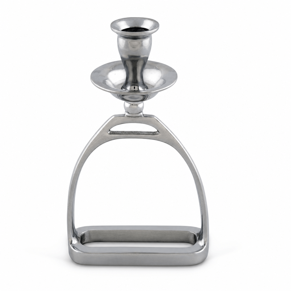 Arthur Court Equestrian Equestrian Stirrup Candlestick