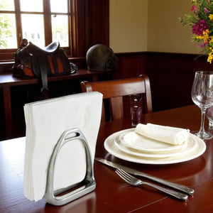 Arthur Court Equestrian Equestrian Stirrup Napkin Holder