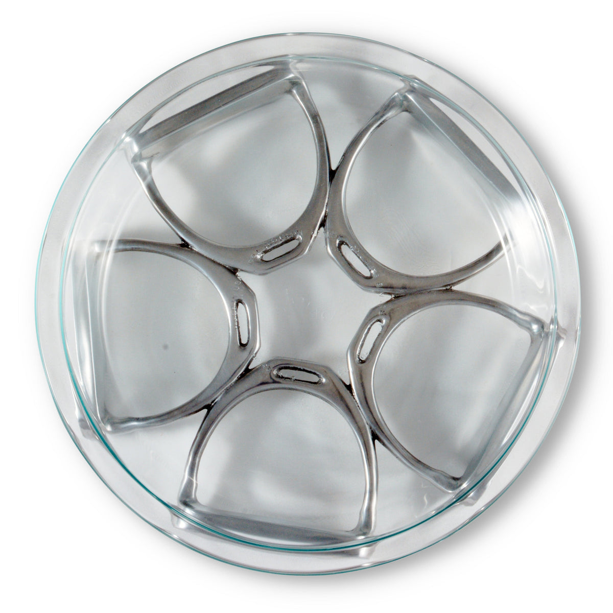 Arthur Court Equestrian Equestrian Stirrup Pie Trivet