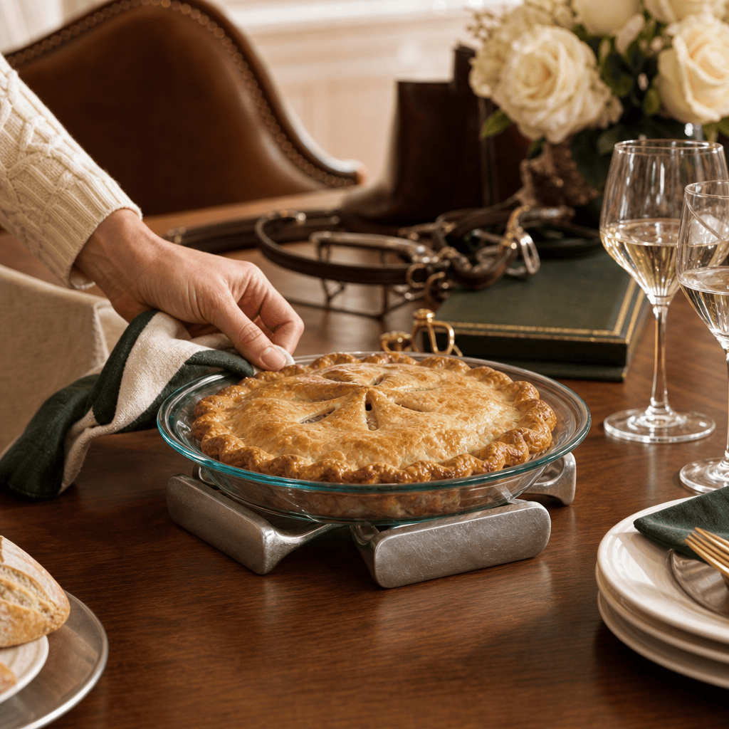 Arthur Court Equestrian Equestrian Stirrup Pie Trivet