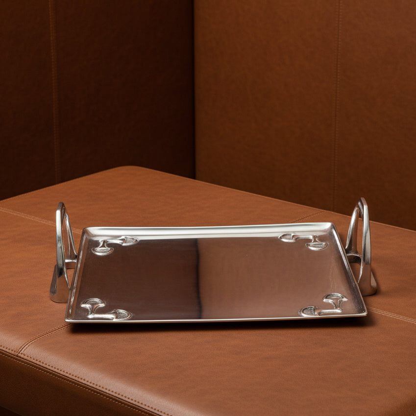 Arthur Court Equestrian Equestrian Stirrup Tray - Large