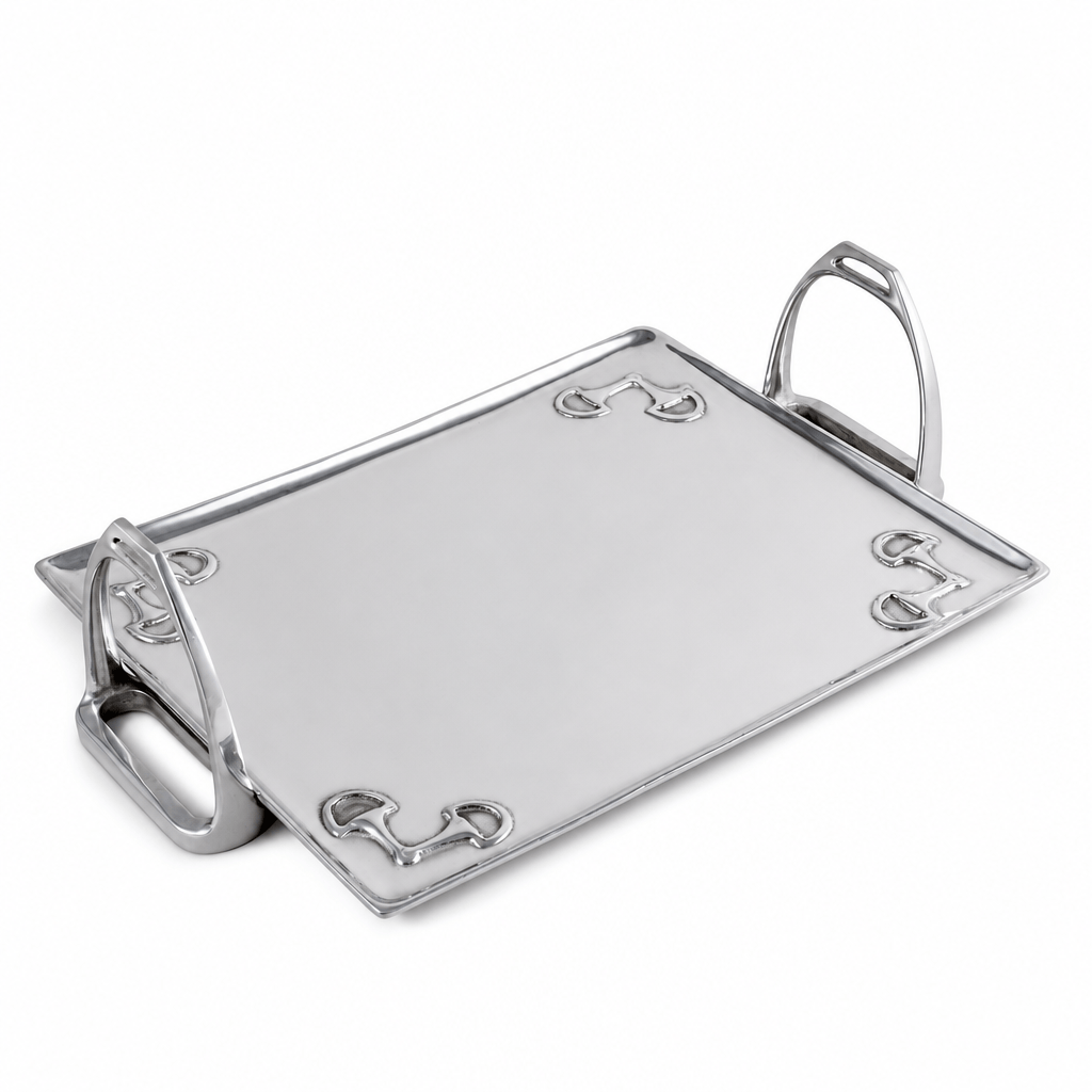 Arthur Court Equestrian Equestrian Stirrup Tray - Large