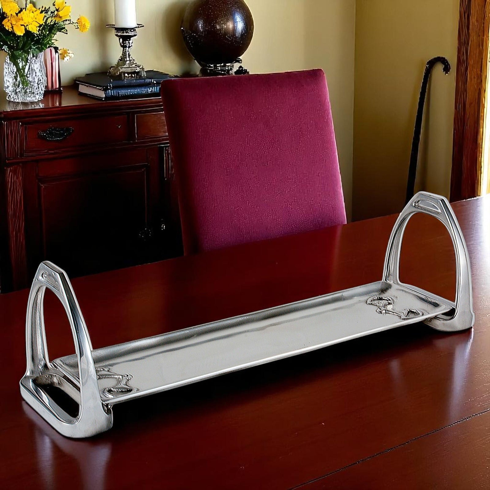 Arthur Court Equestrian Equestrian Stirrup Tray - Small