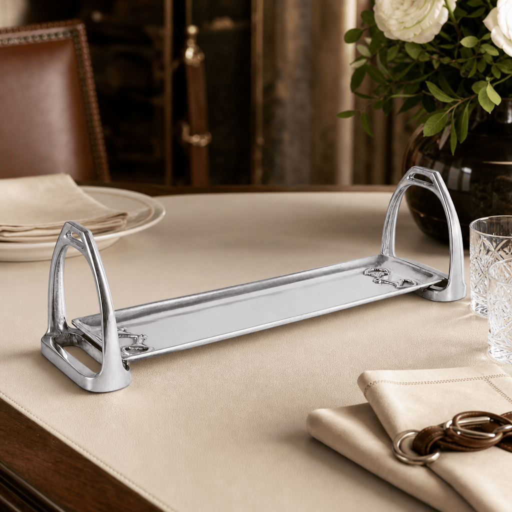 Arthur Court Equestrian Equestrian Stirrup Tray - Small